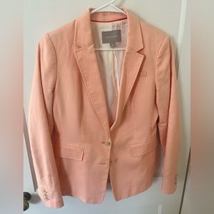 Banana Republic Peach Blazer size 12